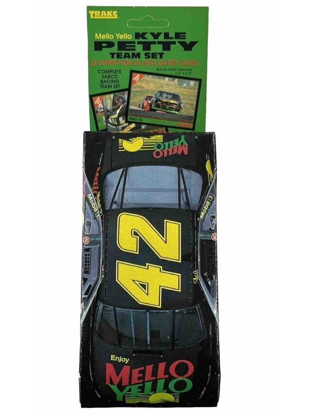 Kyle Petty Traks Mello Yello 25 Super Highgloss Coated Cards